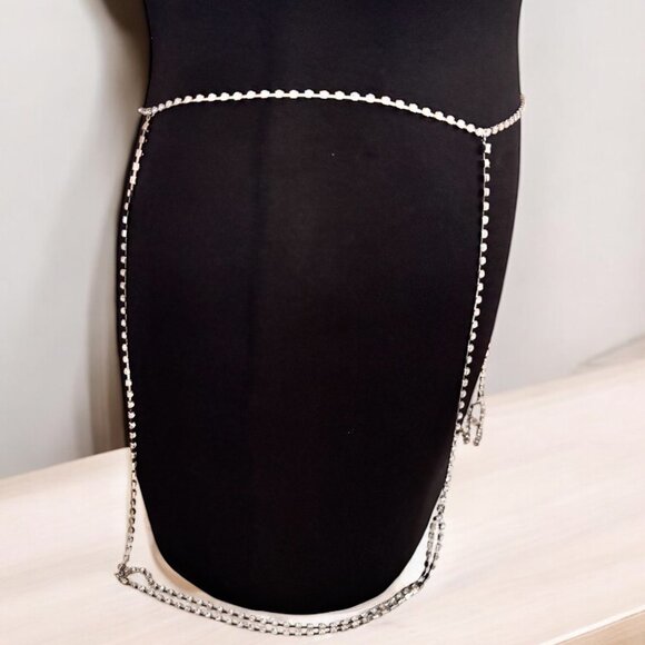Crystal Thigh Leg Body Chain - Picture 5 of 7